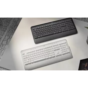 LOGITECH Signature K650 Kabellose Tastatur - Graphit - Ungarisches Qwertz