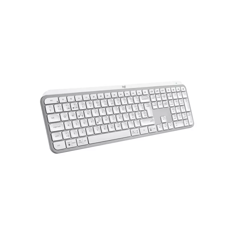 LOGITECH MX Keys S Tastatur Blassgrau Qwertz Suisse
