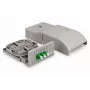 DIGITUS FTTH Heimverteilereinheit. 3x LC/APC Duplex OS2. IP54. Spleißfertig