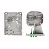 DIGITUS FTTH Heimverteilereinheit. 3x LC/APC Duplex OS2. IP54. Spleißfertig