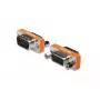 DIGITUS Nullmodem-Adapter, D-Sub9 Metallgehäuse, M/F, mit Sechskantschrauben