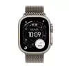 APPLE Watch Ultra 3 GPS + Cellular 49 mm Natural Titanium Gehäuse mit Natural Titanium Milanese Loop