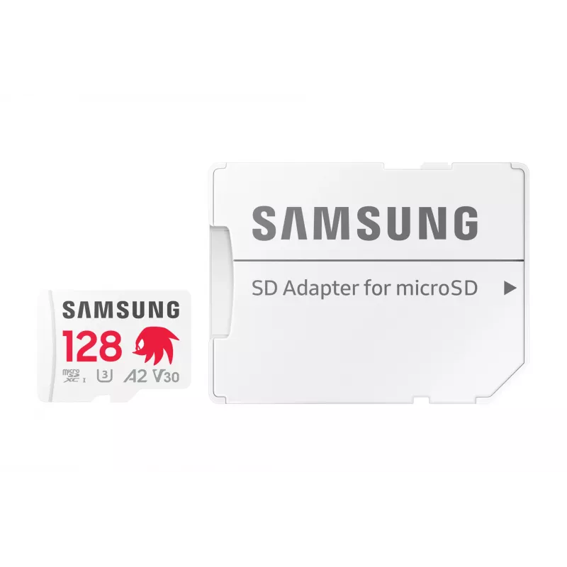MicroSDXC-Speicherkarte Samsung MB-MD128S, 128 GB, UHS-I, Class 10, U3, Lesen bis zu 180 MB/s, Schreiben 130 MB/s