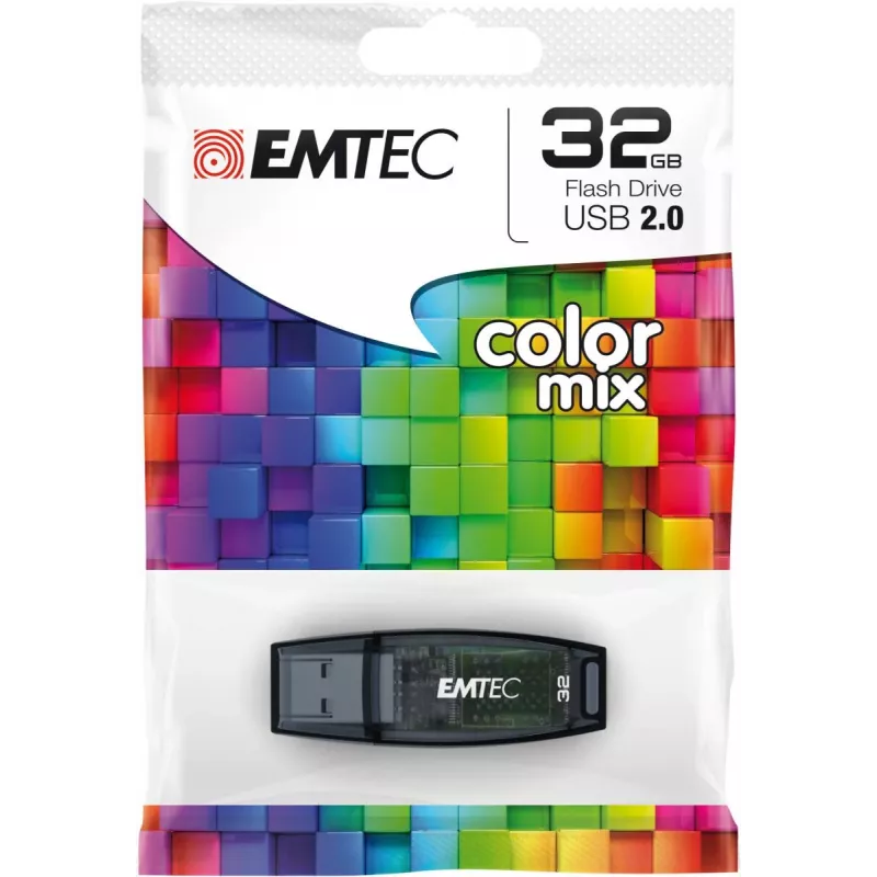 EMTEC C410 Color Mix - 32GB USB-Stick - USB 2.0 - Blau