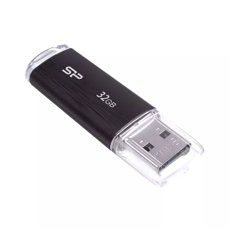 SILICON POWER Ultima U02 - 32 GB USB-Stick - USB 2.0 - Schwarz