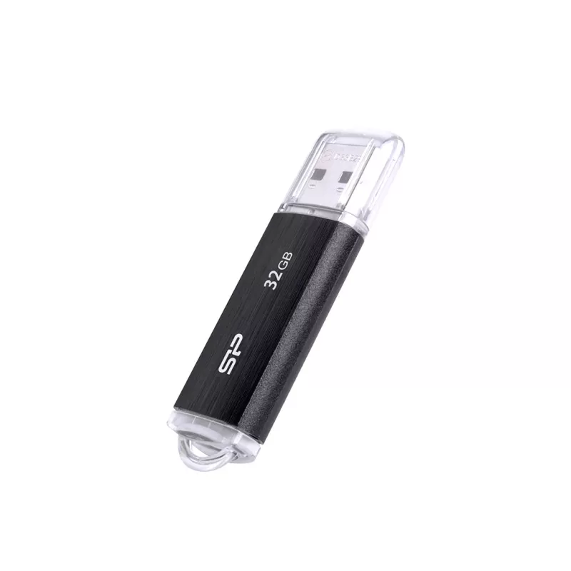 SILICON POWER Ultima U02 - 32 GB USB-Stick - USB 2.0 - Schwarz