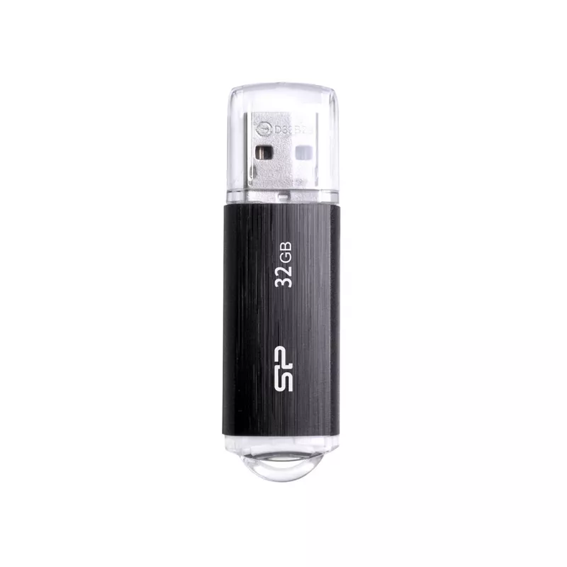 SILICON POWER Ultima U02 - 32 GB USB-Stick - USB 2.0 - Schwarz