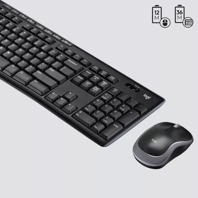 LOGITECH Wireless Desktop Mk270 - QWERTZ Swiss-Lux