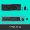 LOGITECH Wireless Desktop Mk270 - QWERTZ Swiss-Lux