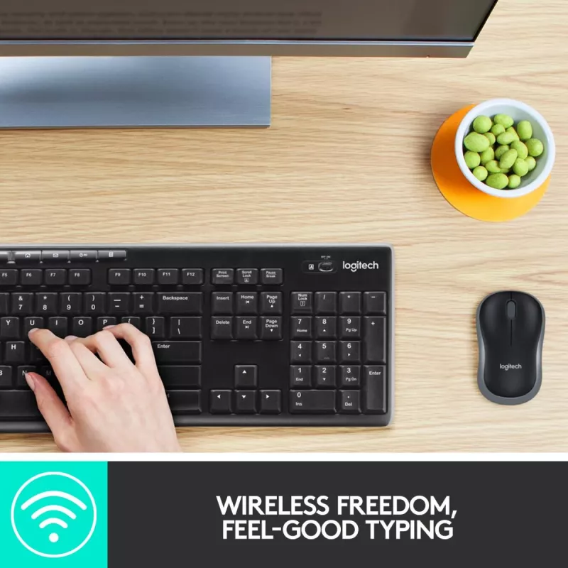 LOGITECH Wireless Desktop Mk270 - QWERTZ Swiss-Lux