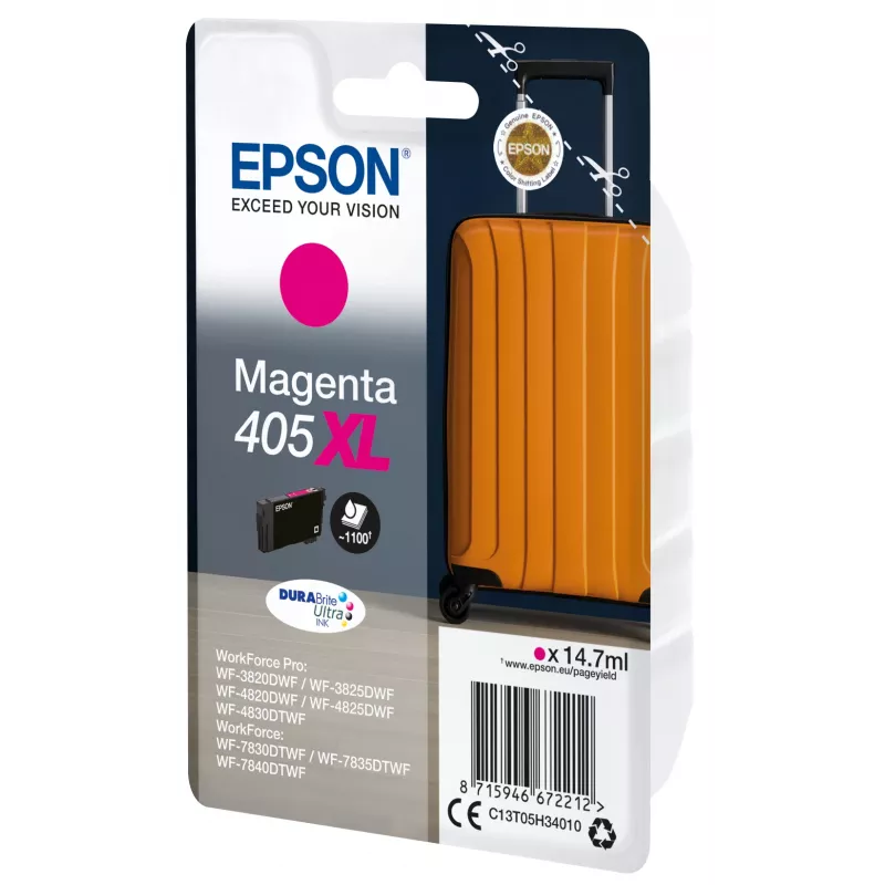 Epson 405XL DURABrite Ultra Ink Tintenpatrone 1 Stück Original Hohe (XL) Reichweite Magenta