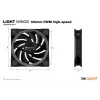 be quiet! Light Wings 120 mm ARGB PWM High-Speed-Lüfter, schwarz, 3er-Pack