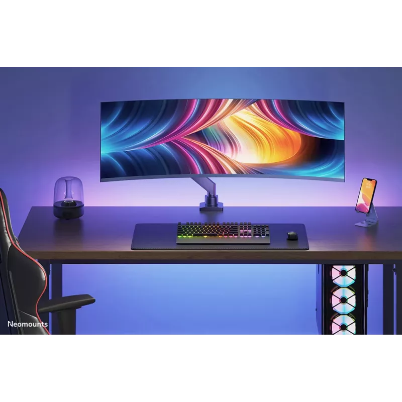 Neomounts NM-D775BLACKPLUS Monitorarm 10-49 Zoll - Gasfeder - Topfix - 180°-Stopp