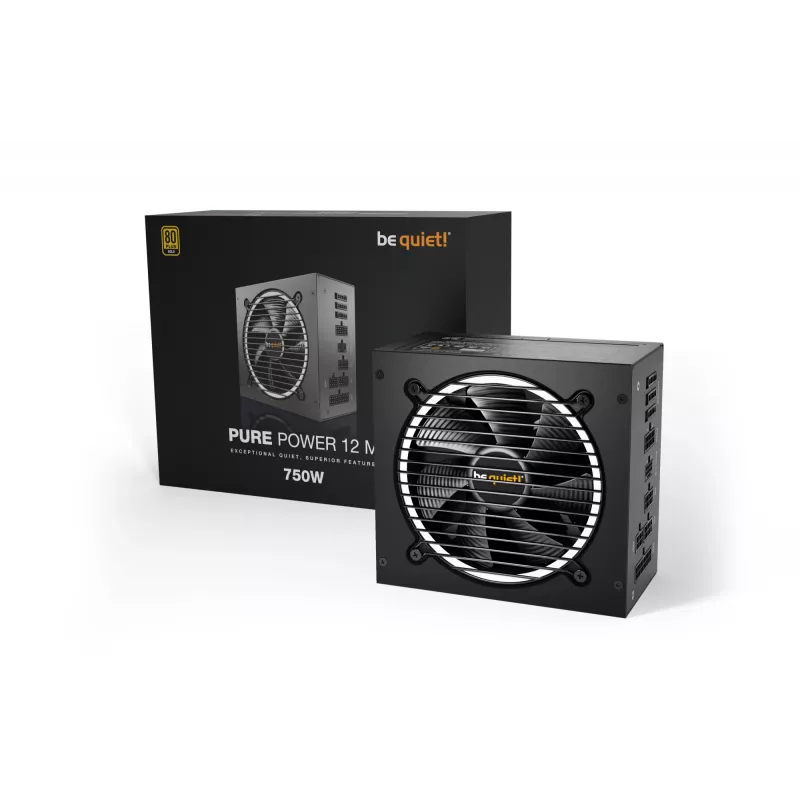 be quiet Pure Power 12 M Netzteil 750 W 20+4 pin ATX ATX Schwarz