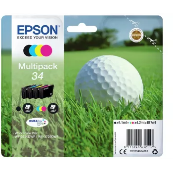 Epson Golfball Multipack 4 Farben 34 DURABrite Ultra Tinte