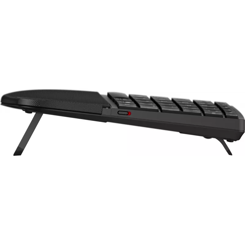 HP 685 Comfort Dual-Mode Keyboard, QWERTY, Full-size (100%), Wireless, RF Wireless + Bluetooth, Membrane, QWERTY, Schwarz