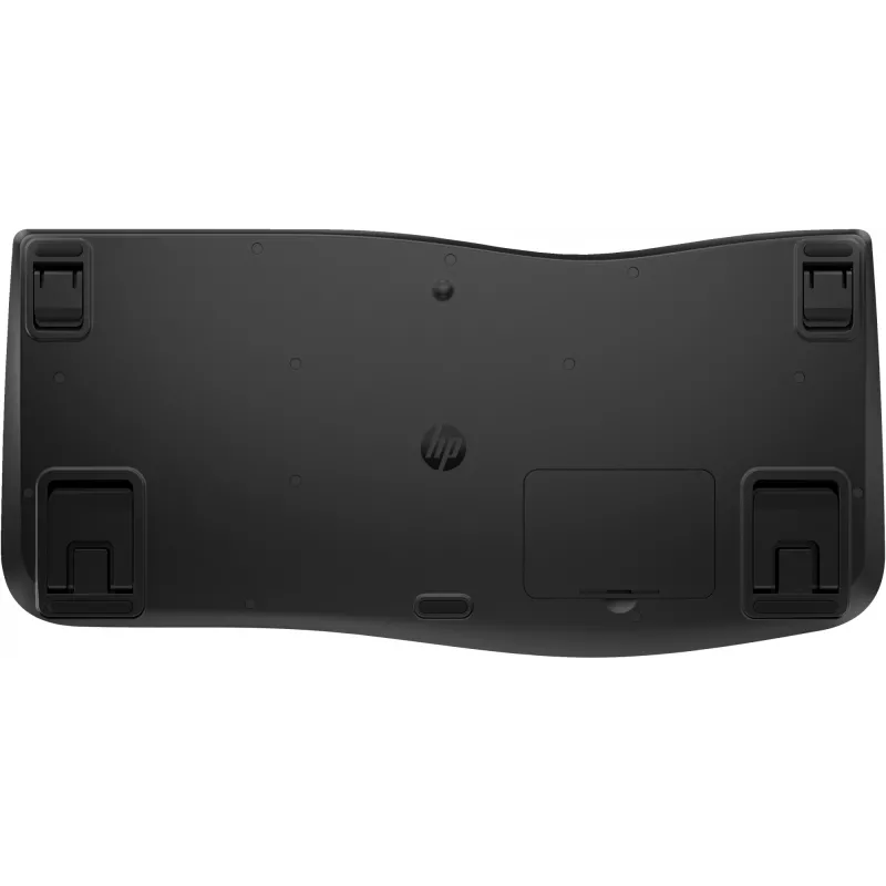 HP 685 Comfort Dual-Mode Keyboard, QWERTY, Full-size (100%), Wireless, RF Wireless + Bluetooth, Membrane, QWERTY, Schwarz