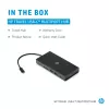 USB-C Multi Port Hub HP Travel – HP 1C1Y5AA, USB-C Host, HDMI 2.0, VGA, 1×RJ-45, 2×USB-A 3.2 Gen1, 2×USB 2.0, MicroSD-Kartenleser, Schwarz