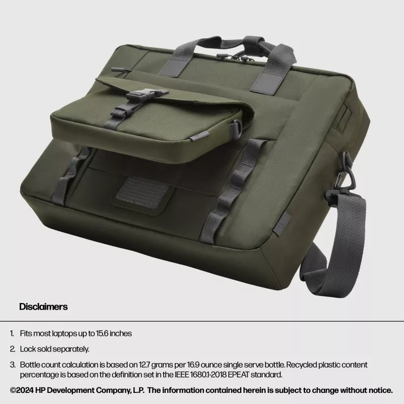 Messenger case HP 15.6-inch Modular Laptop Bag 39.6 cm 1.14 kg monochrom