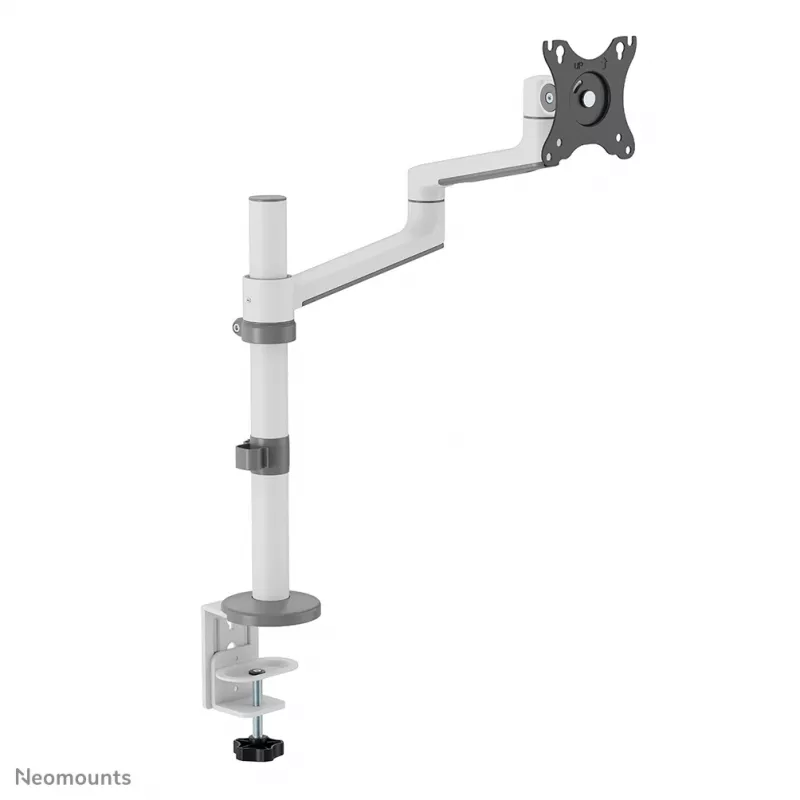 Neomounts DS60-425WH1 Monitorarm 17-27 Zoll - platzsparend, Klemm-/Durchführung, 8 kg, 43,2 cm (17 Zoll), 68,6 cm (27 Zoll), 100 x 100 mm, Weiß