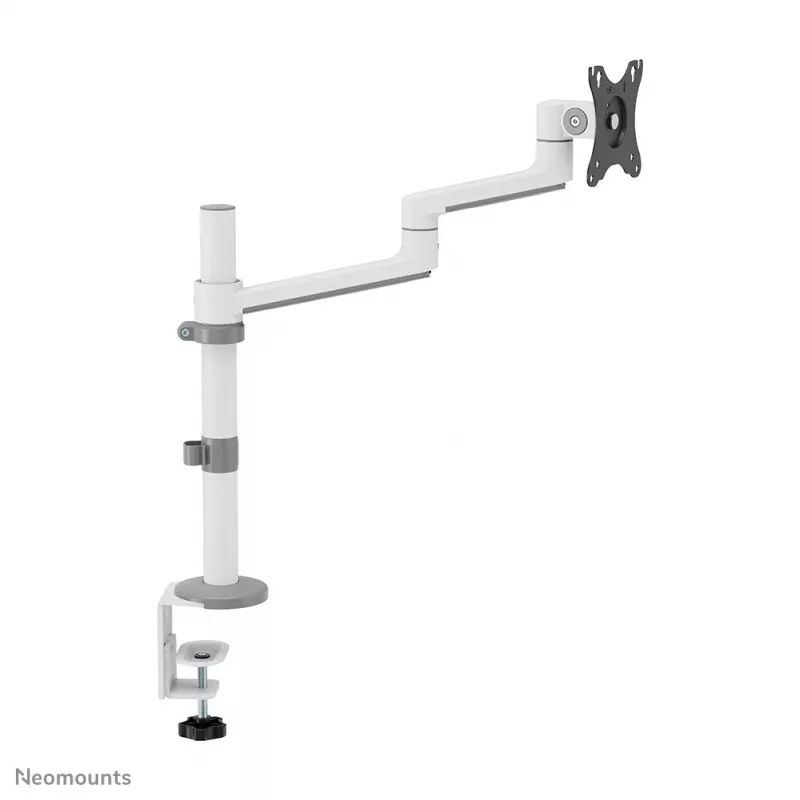 Neomounts DS60-425WH1 Monitorarm 17-27 Zoll - platzsparend, Klemm-/Durchführung, 8 kg, 43,2 cm (17 Zoll), 68,6 cm (27 Zoll), 100 x 100 mm, Weiß