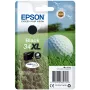 Epson Golfball Einzelpackung Schwarz 34XL DURABrite Ultra Tinte, Hohe (XL) Reichweite, Schwarz, Pigmentbasierte Tinte, 16,3 ml, 1 Stück, 1100 Seiten