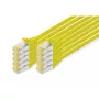 DIGITUS Patchkabel - CAT6a - S/FTP - Snagless - 1m - gelb - 10er-Pack