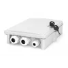 DIGITUS Outdoor FTTH Box für 6x SC/DX Adapter, IP65