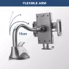 Cellularline Hug Flexi - Universaler Auto-Smartphonehalter mit Saugnapfbefestigung