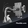 Cellularline Hug Flexi - Universaler Auto-Smartphonehalter mit Saugnapfbefestigung