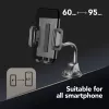Cellularline Hug Flexi - Universaler Auto-Smartphonehalter mit Saugnapfbefestigung
