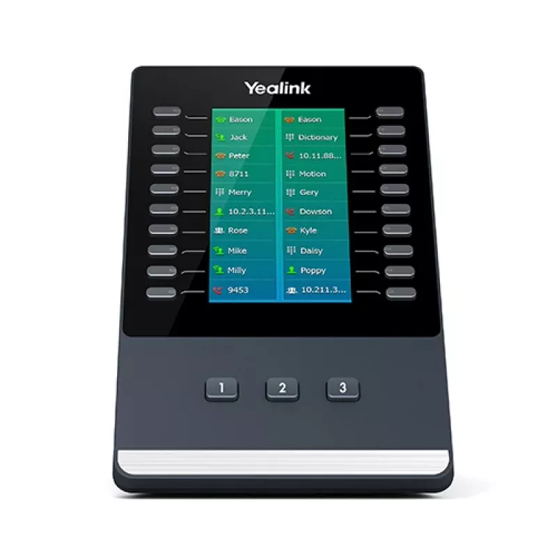 Yealink EXP50 IP-Erweiterungsmodul Schwarz, Grau 23 Tasten