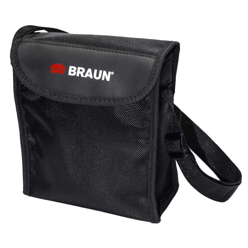 Braun Compagno 10 x 50 WP Fernglas BAK-4 Dachkant Schwarz
