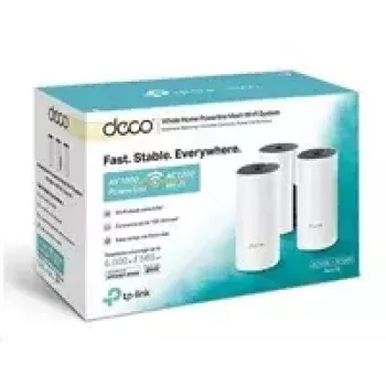 TP-Link AC1200 + AV1000 Whole Home Hybrid Mesh Wi-Fi System, 3er-Pack