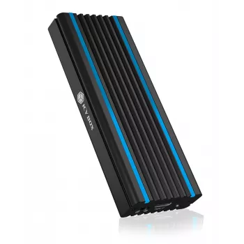 ICY BOX IB-1824ML-C31 SSD-Gehäuse Schwarz M.2