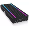 ICY BOX IB-1824ML-C31 SSD-Gehäuse Schwarz M.2