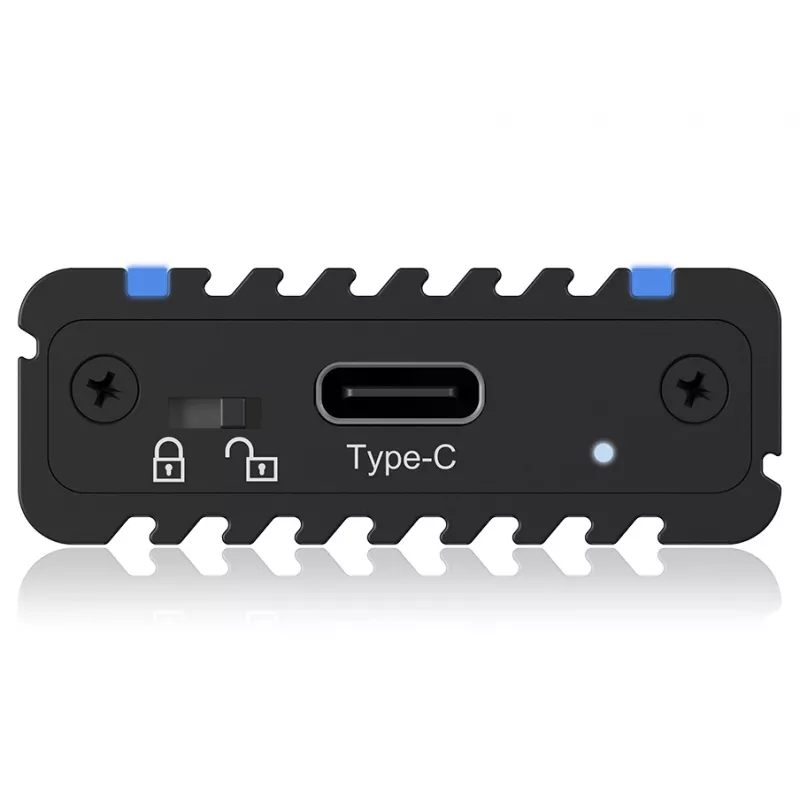 ICY BOX IB-1824ML-C31 SSD-Gehäuse Schwarz M.2