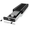 ICY BOX IB-1824ML-C31 SSD-Gehäuse Schwarz M.2