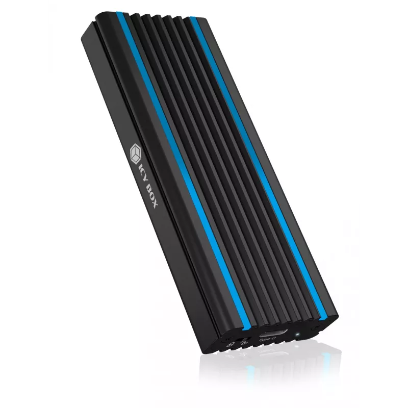 ICY BOX IB-1824ML-C31 SSD-Gehäuse Schwarz M.2