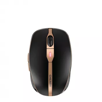 CHERRY DW 9100 SLIM Tastatur Maus inklusive Universal RF Wireless + Bluetooth QWERTZ Schweizer Schwarz