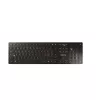 CHERRY DW 9100 SLIM Tastatur Maus inklusive Universal RF Wireless + Bluetooth QWERTZ Schweizer Schwarz