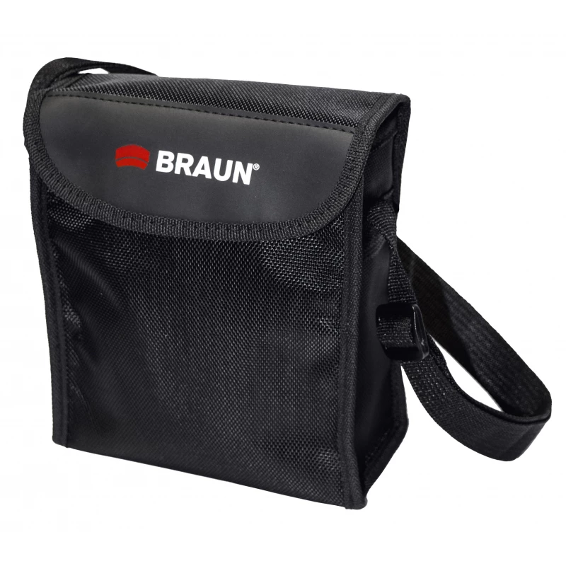 Braun Compagno 8 x 34 WP Fernglas BAK-4 Dachkant Schwarz
