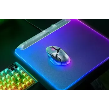 Gaming-Maus Razer Basilisk V3 Pro 35K Phantom White Edition — Gaming-Oberfläche optimiert für optische und Lasermäuse