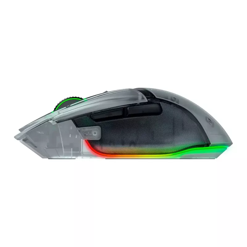 Gaming-Maus Razer Basilisk V3 Pro 35K Phantom White Edition — Gaming-Oberfläche optimiert für optische und Lasermäuse