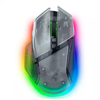 Gaming-Maus Razer Basilisk V3 Pro 35K Phantom White Edition — Gaming-Oberfläche optimiert für optische und Lasermäuse