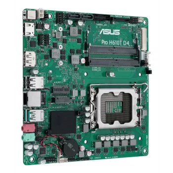 ASUS Pro H610T D4-CSM Intel H610 LGA 1700 Thin Mini ITX