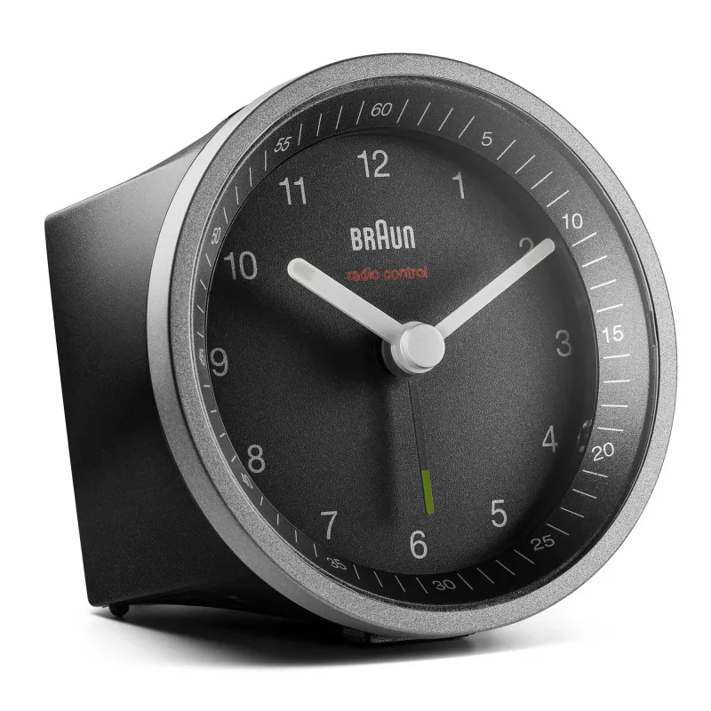 Braun BC07 Quarz-Wecker Schwarz
