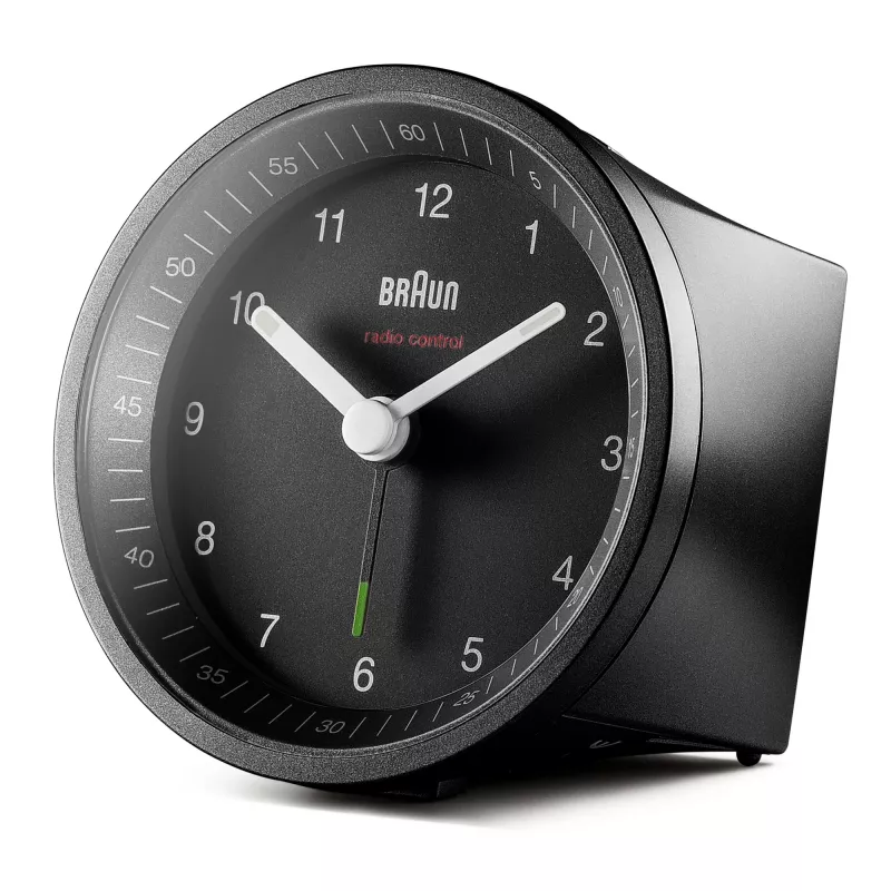 Braun BC07 Quarz-Wecker Schwarz