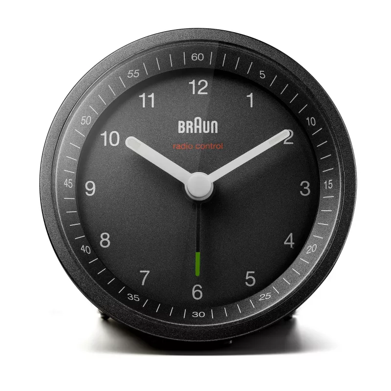 Braun BC07 Quarz-Wecker Schwarz