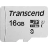 TRANSCEND Micro SDHC-Karte 300S 16 GB UHS-I U1 mit Adapter